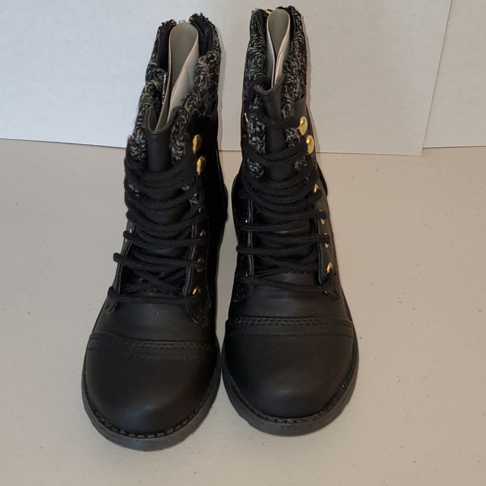 Steve Madden Tjacksin Boot, Black 10M US Toddler